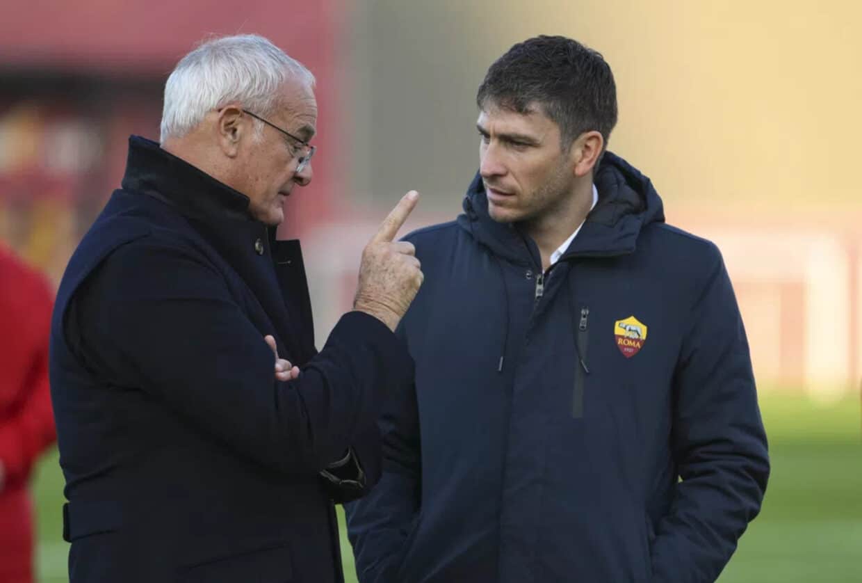 Ranieri e Ghisolfi, allenatore e ds della Roma