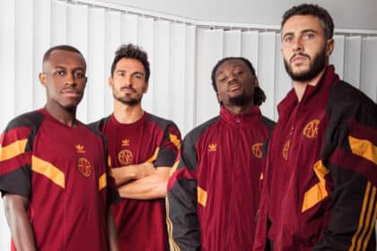 Roma con le divise Adidas