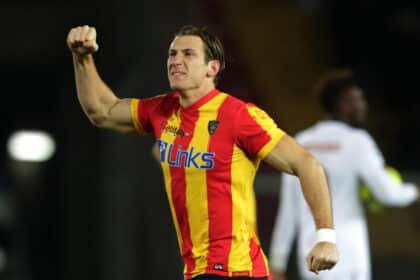 Federico Baschirotto con la maglia del Lecce