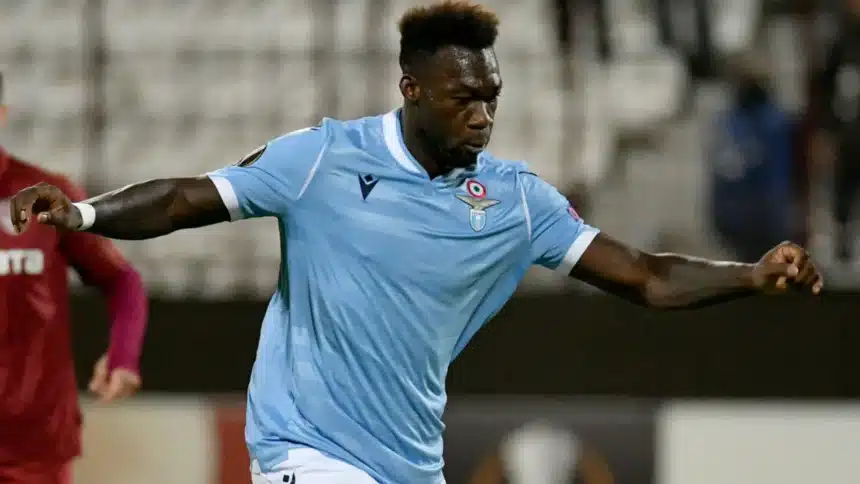 Caicedo con la maglia della Lazio