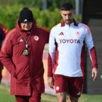 Claudio Ranieri e Lorenzo Pellegrini