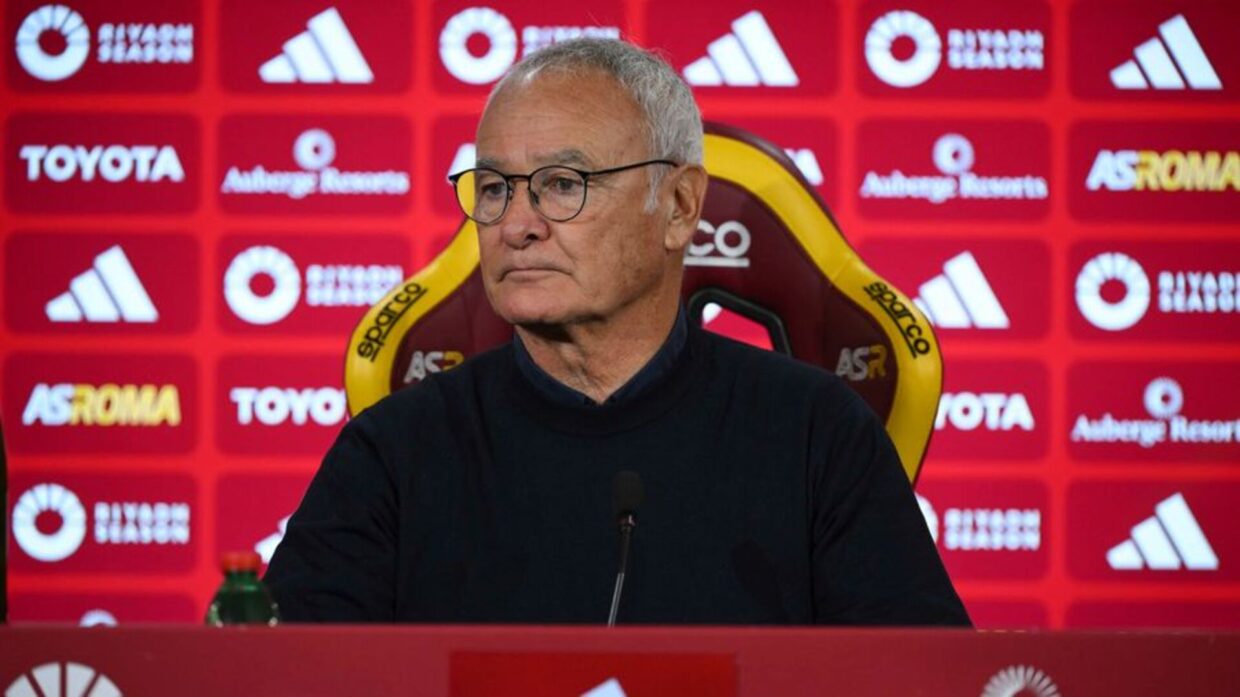 Claudio Ranieri in conferenza stampa