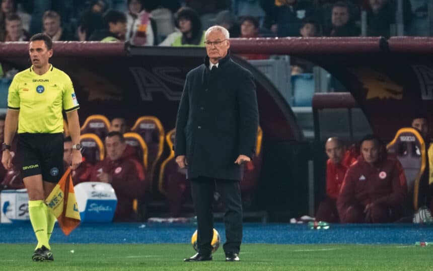 Claudio Ranieri, tecnico della Roma