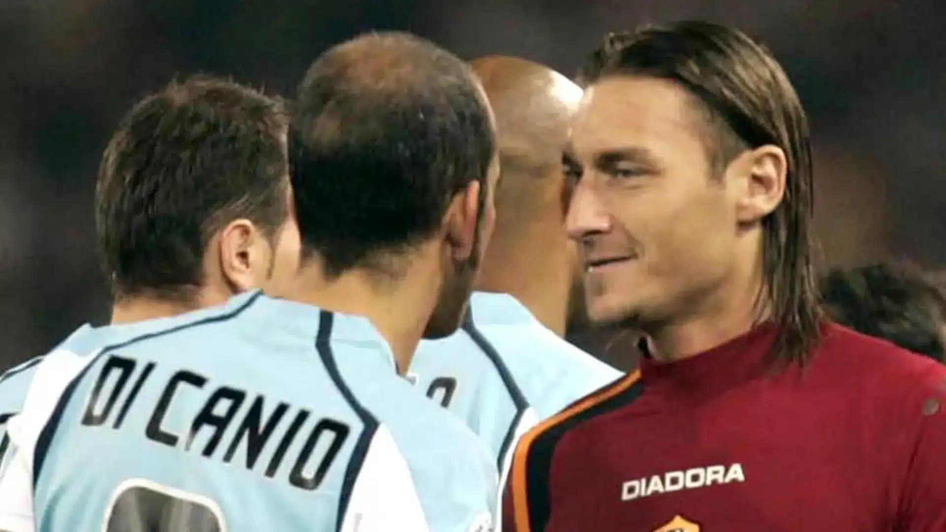 Di Canio e Totti, Lazio-Roma 2005