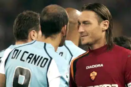 Di Canio e Totti, Lazio-Roma 2005