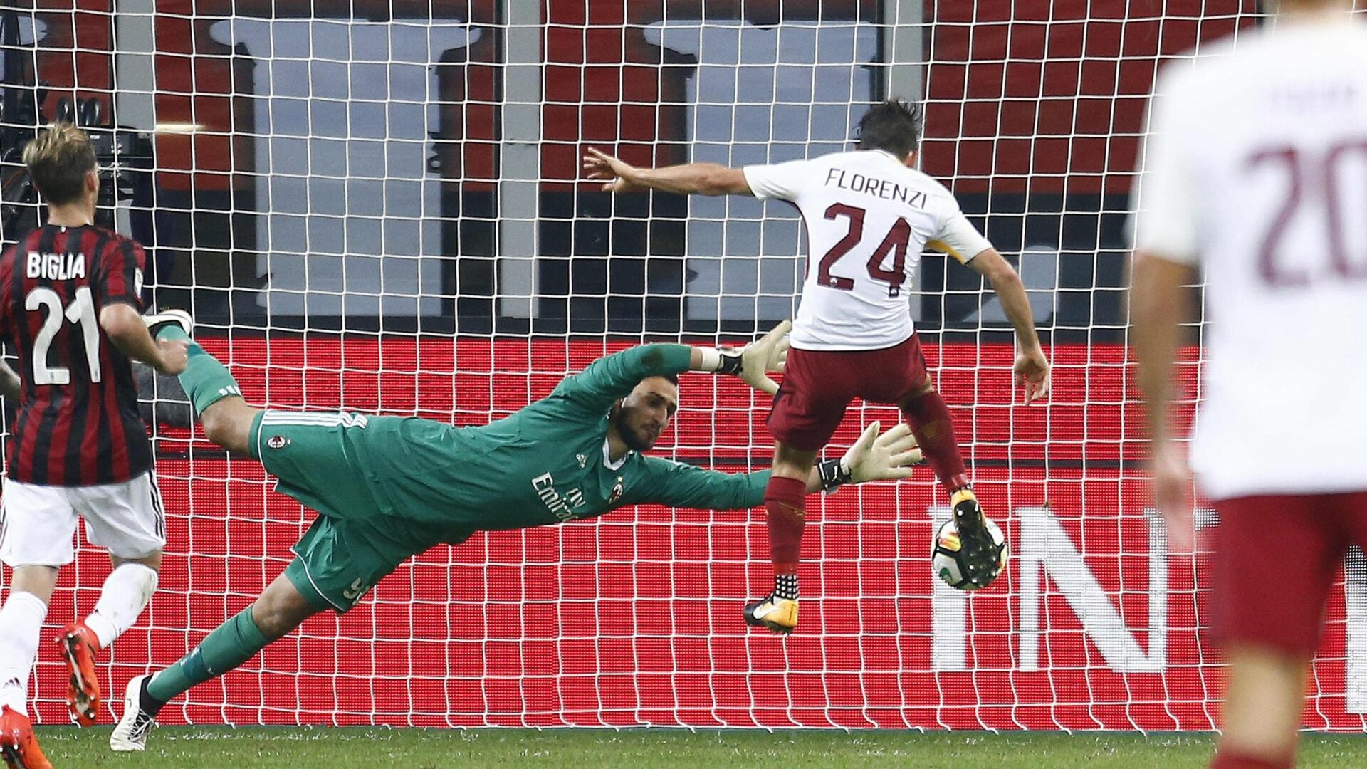 Gol Florenzi, Milan-Roma 2017