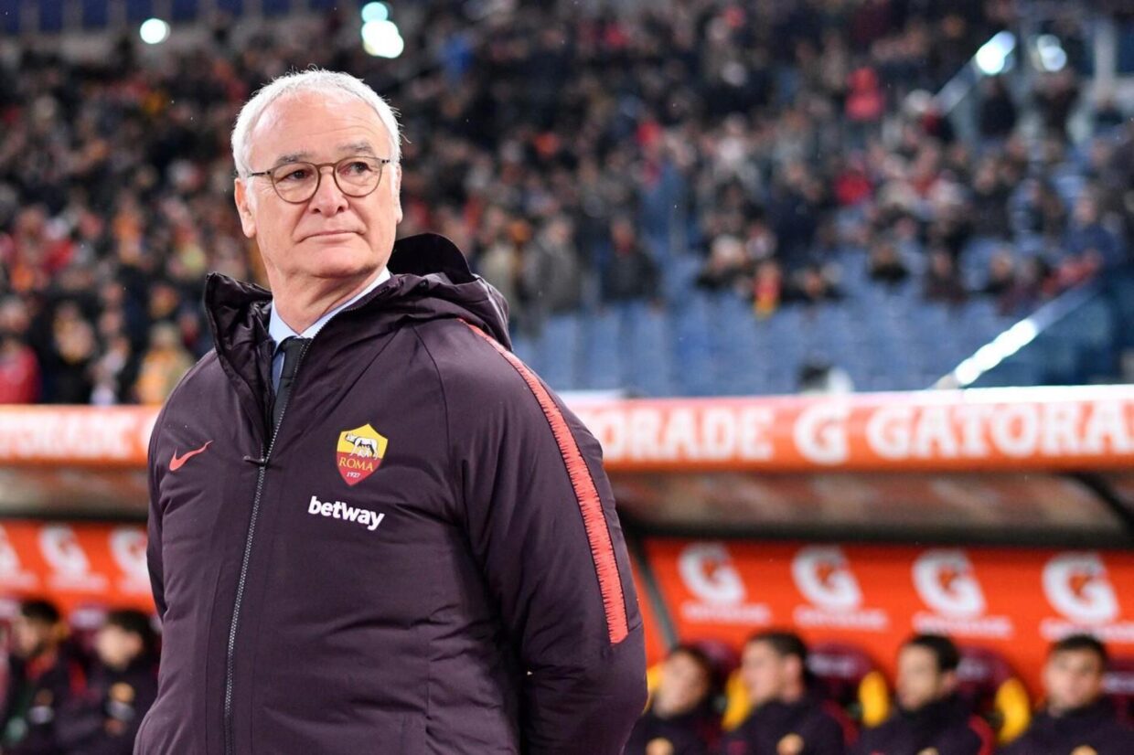 Claudio Ranieri, allenatore della Roma