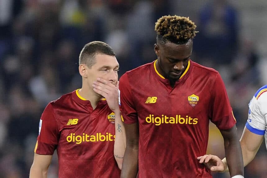 Tammy Abraham e Andrea Belotti ai tempi della Roma