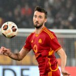 Cristante con la maglia della Roma