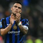 Lautaro Martinez con la maglia dell'Inter