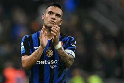 Lautaro Martinez con la maglia dell'Inter