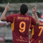 Misitano con la maglia della Roma Primavera