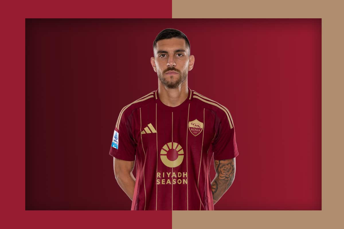 Lorenzo Pellegrini con la maglia della Roma