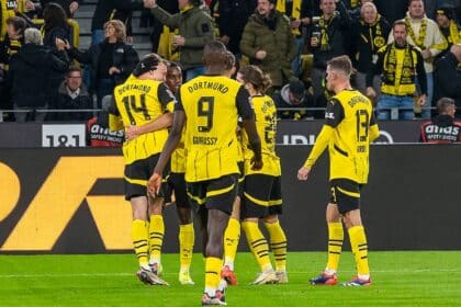 Esultanza Borussia Dortmund