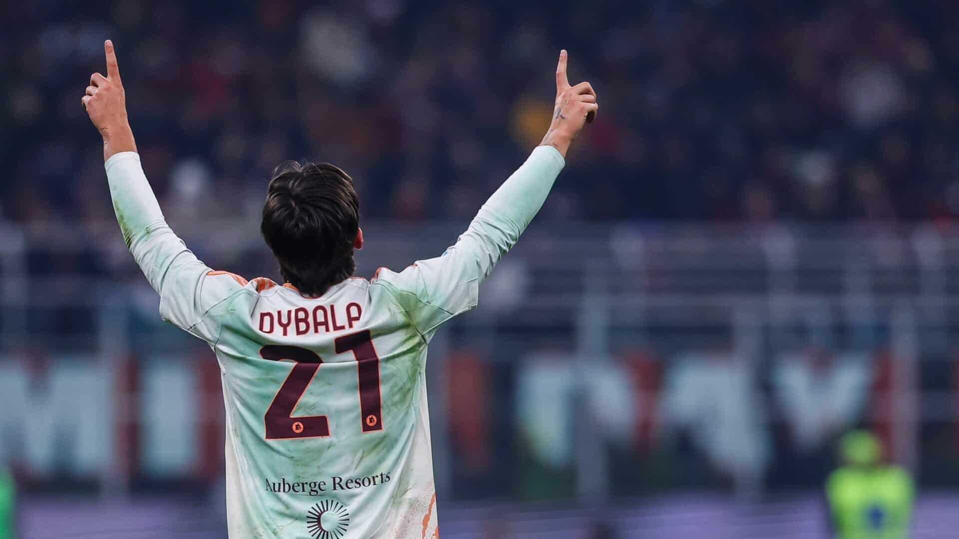 Esultanza Dybala, Roma