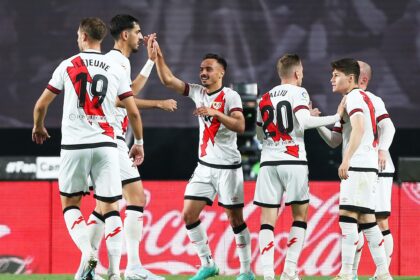 Esultanza Rayo Vallecano