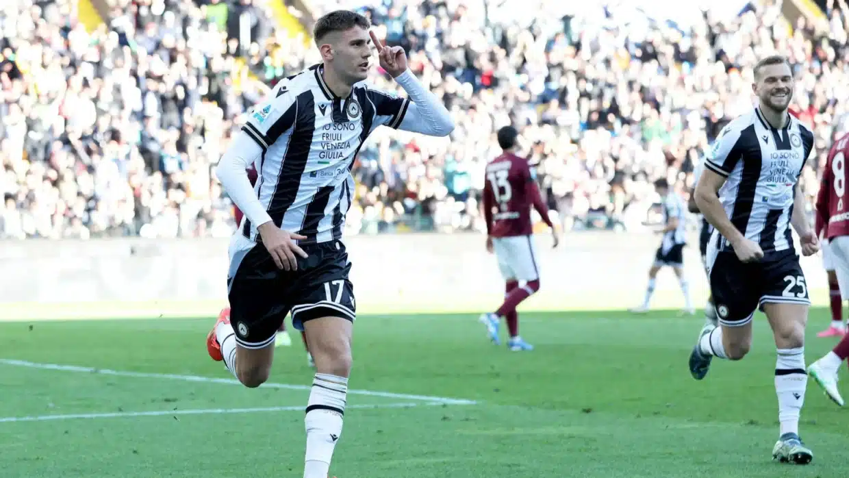 Lucca, gol Udinese-Torino