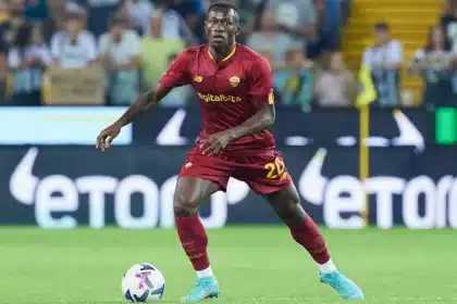 Mady Camara con la maglia della Roma