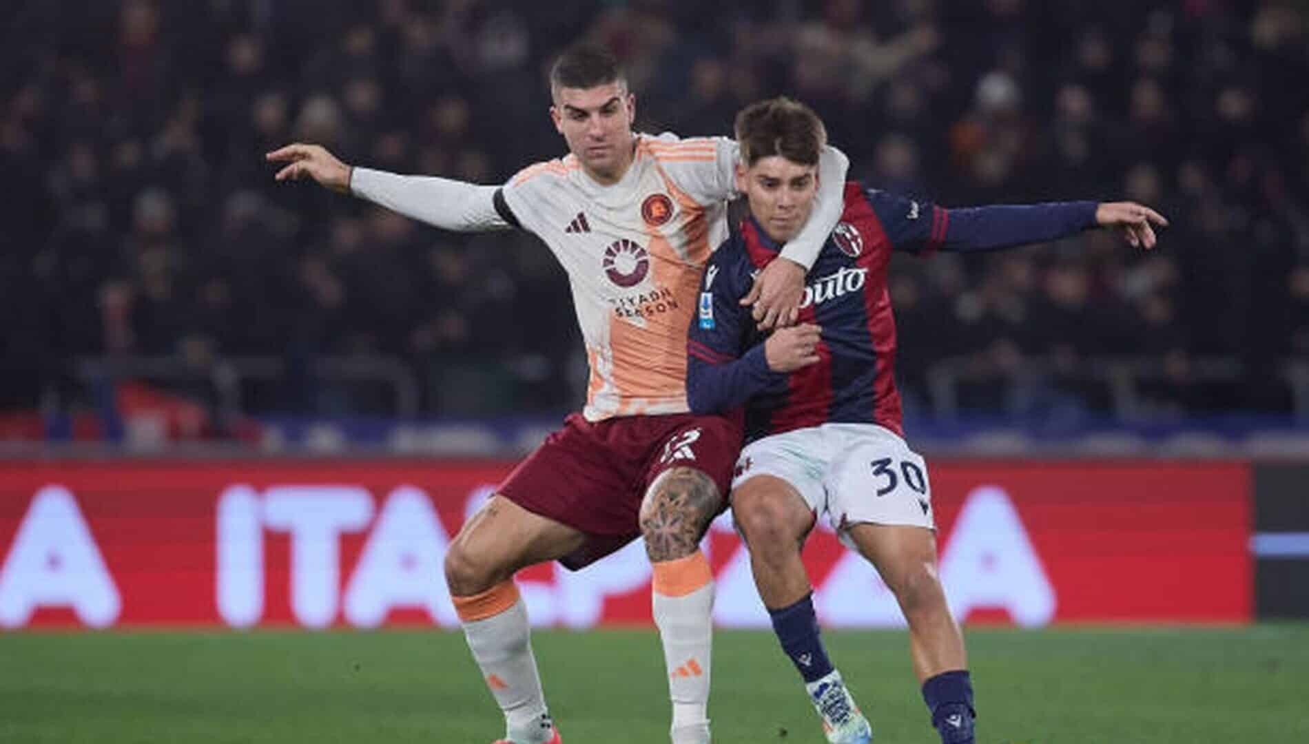 Mancini-Dominguez in Bologna-Roma