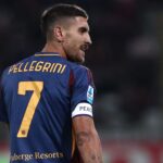 Lorenzo Pellegrini con la maglia della Roma