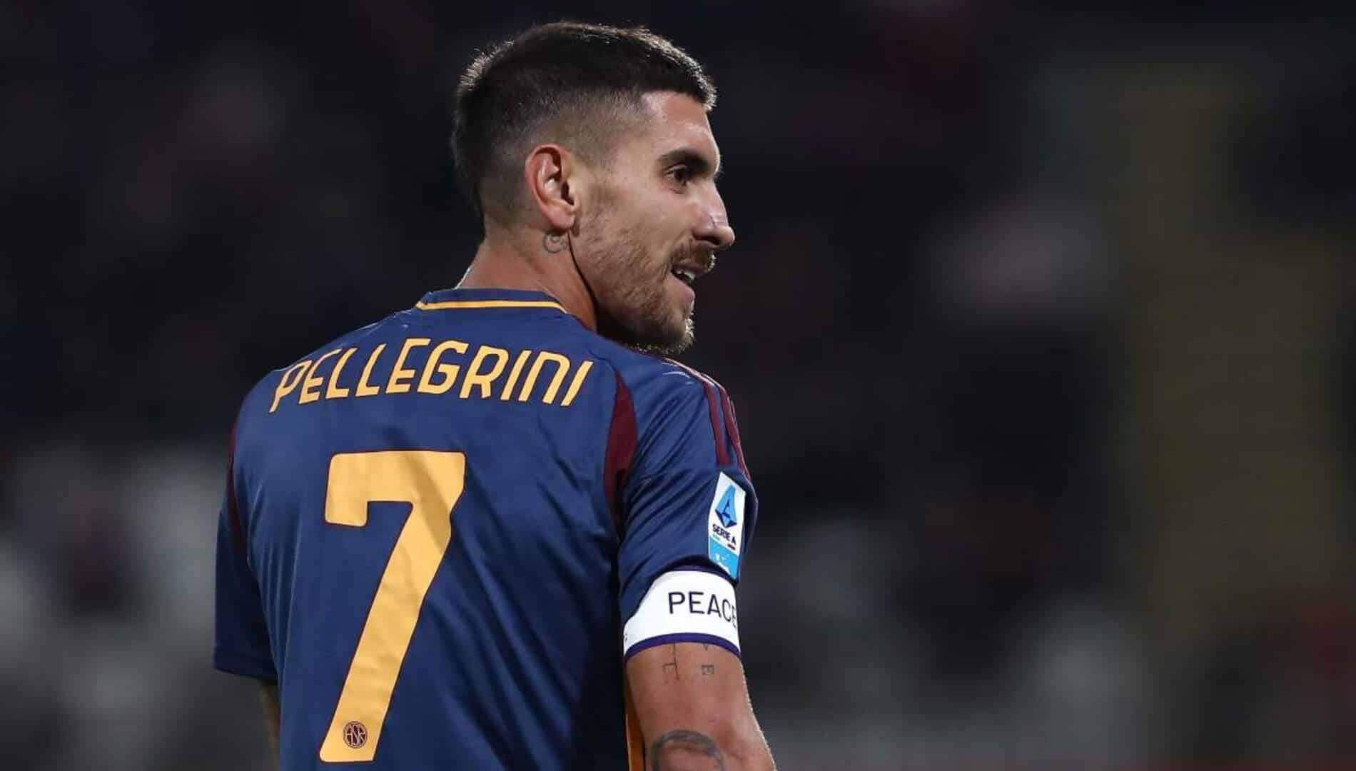 Lorenzo Pellegrini con la maglia della Roma