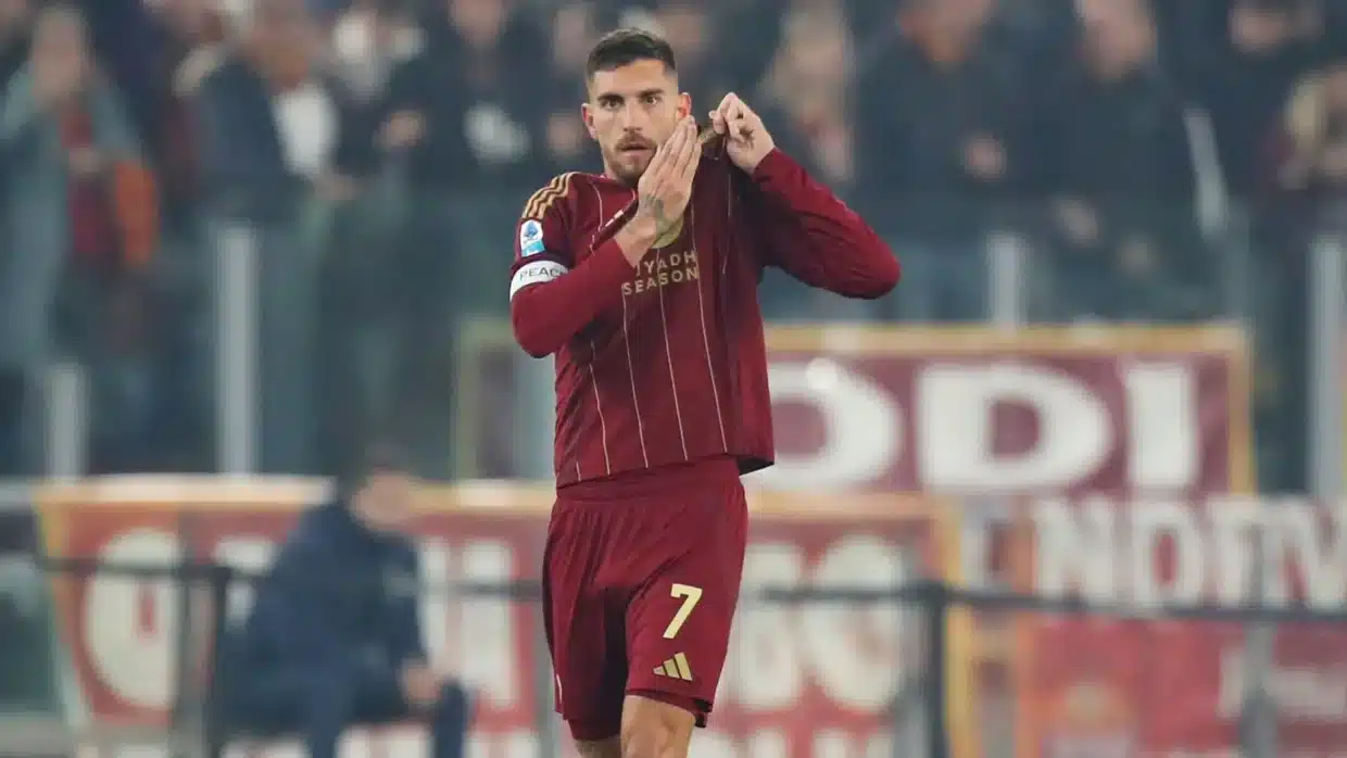 Pellegrini con la maglia della Roma