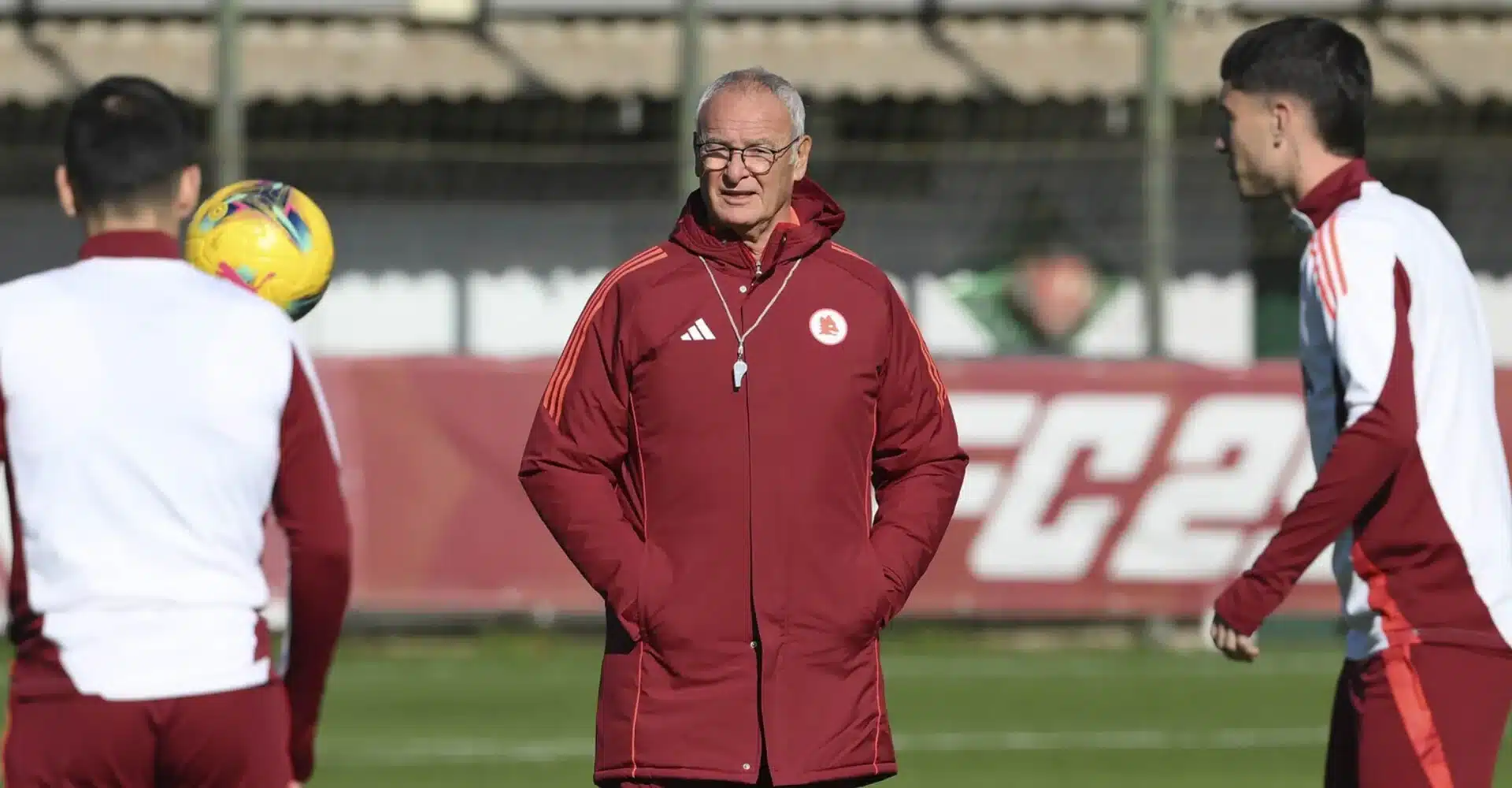 Ranieri, allenamento Roma