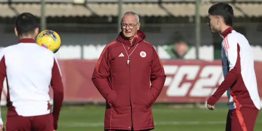 Ranieri, allenamento Roma