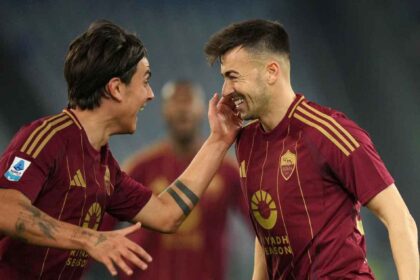 Dybala e El Shaarawy con la maglia della Roma