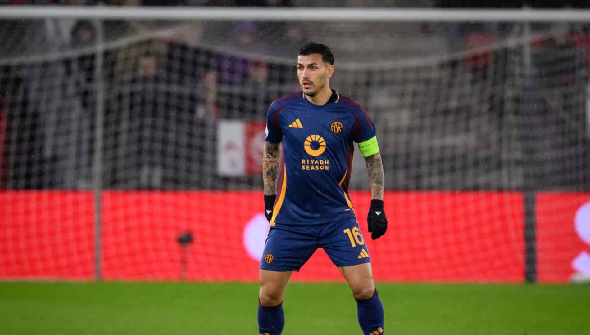 Paredes con la maglia della Roma