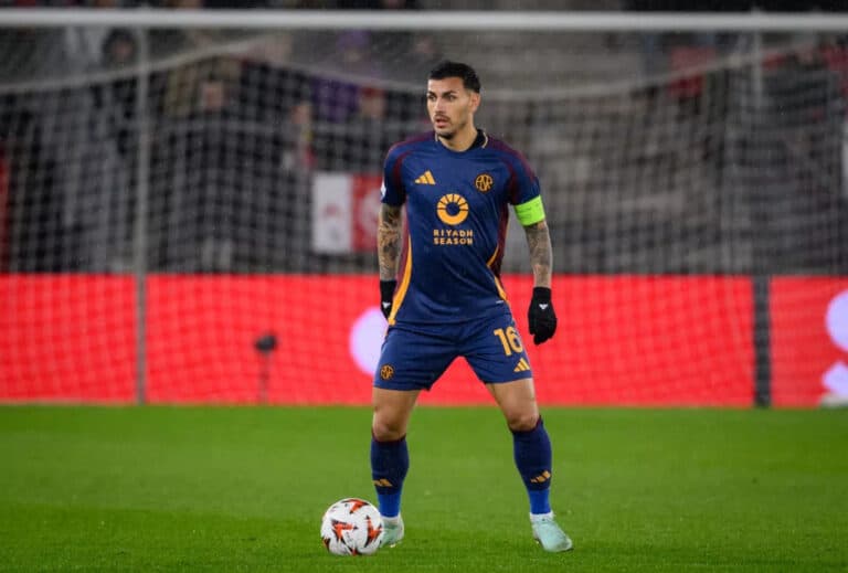 Paredes con la maglia della Roma