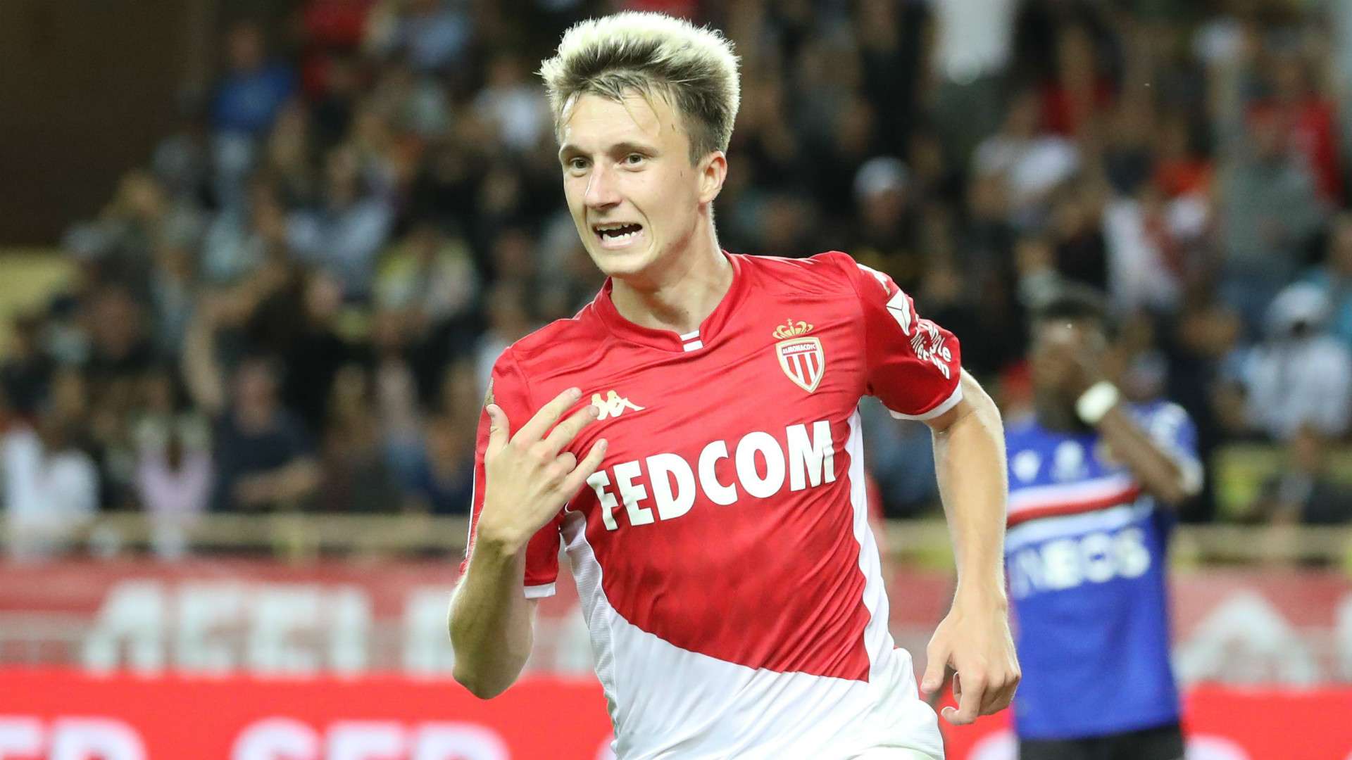 Golovin con la maglia del Monaco