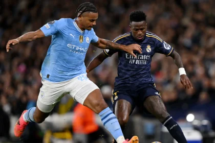 Akanji e Vinicius, Manchester City-Real Madrid