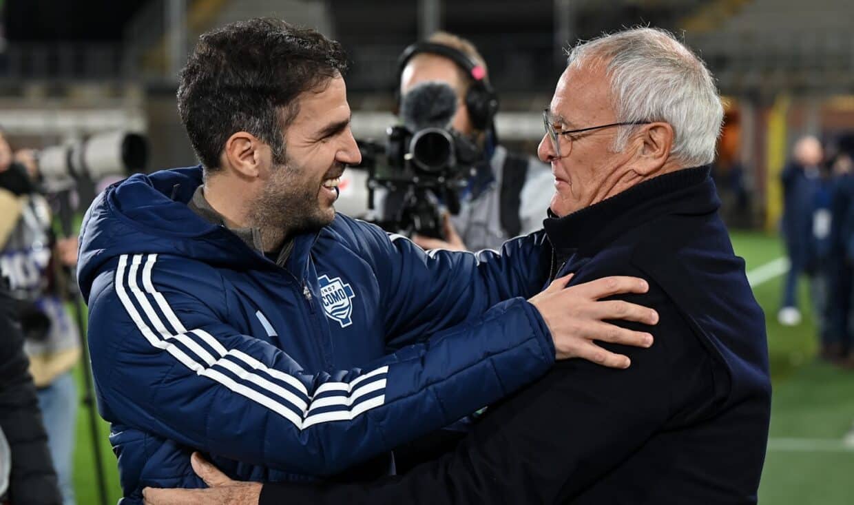 Cesc Fabregas e Claudio Ranieri