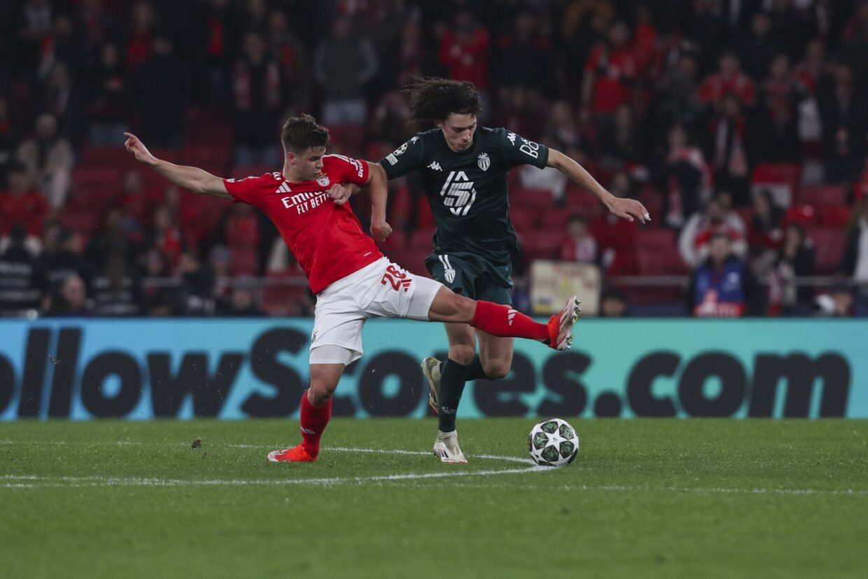 Dahl con la maglia del Benfica