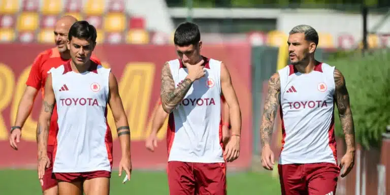 Dybala, Soulé e Paredes, Roma