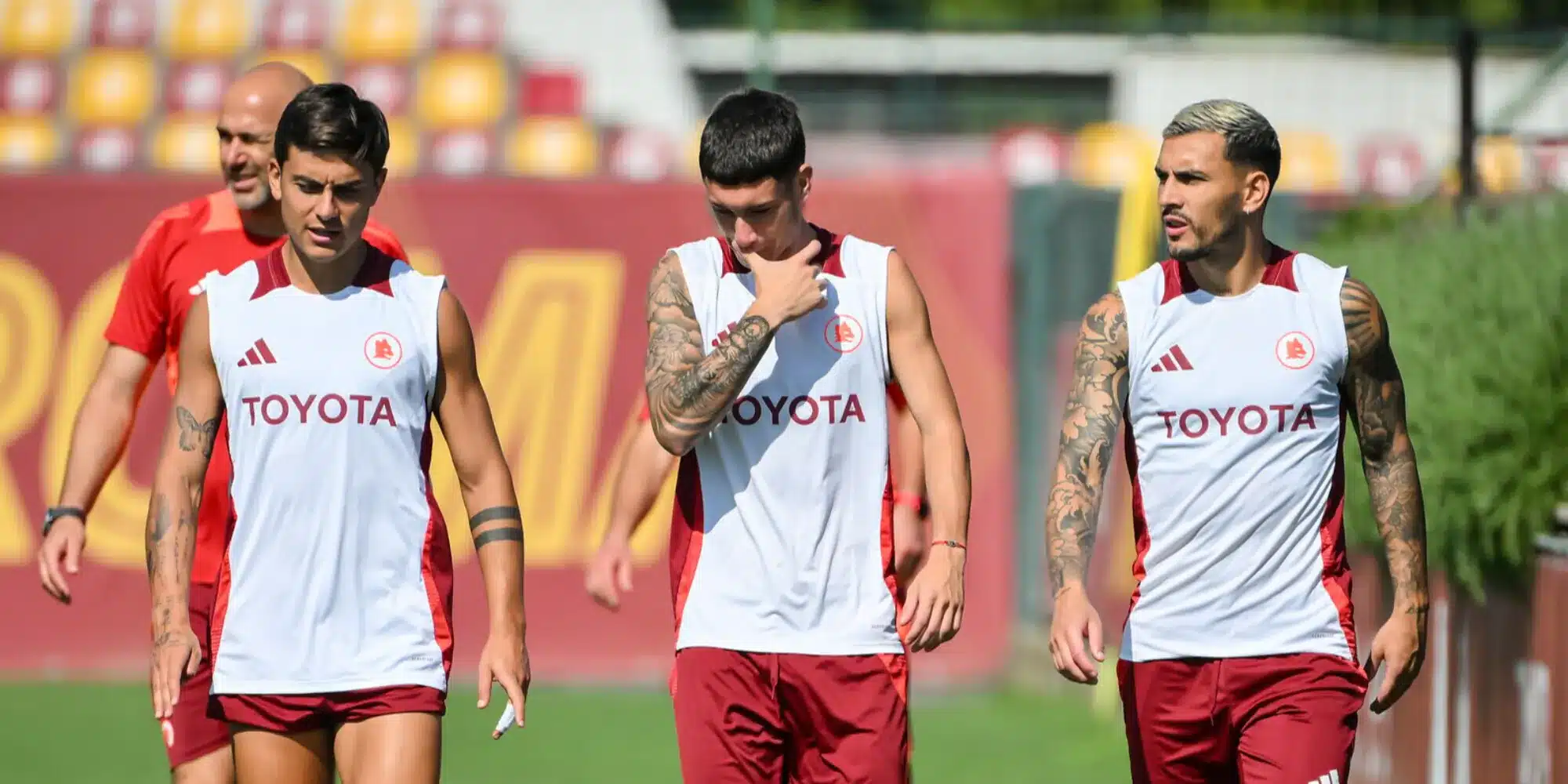 Dybala, Soulé e Paredes, Roma
