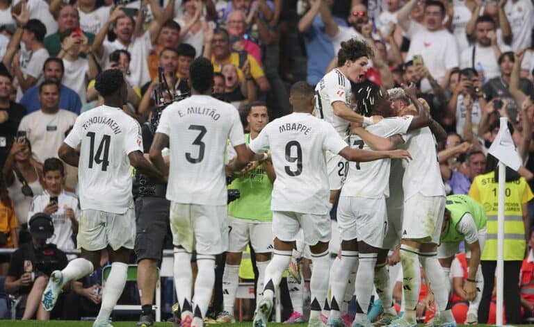 Esultanza Real Madrid