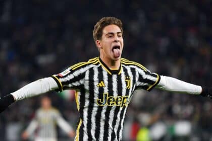 Yildiz che esulta dopo il goal