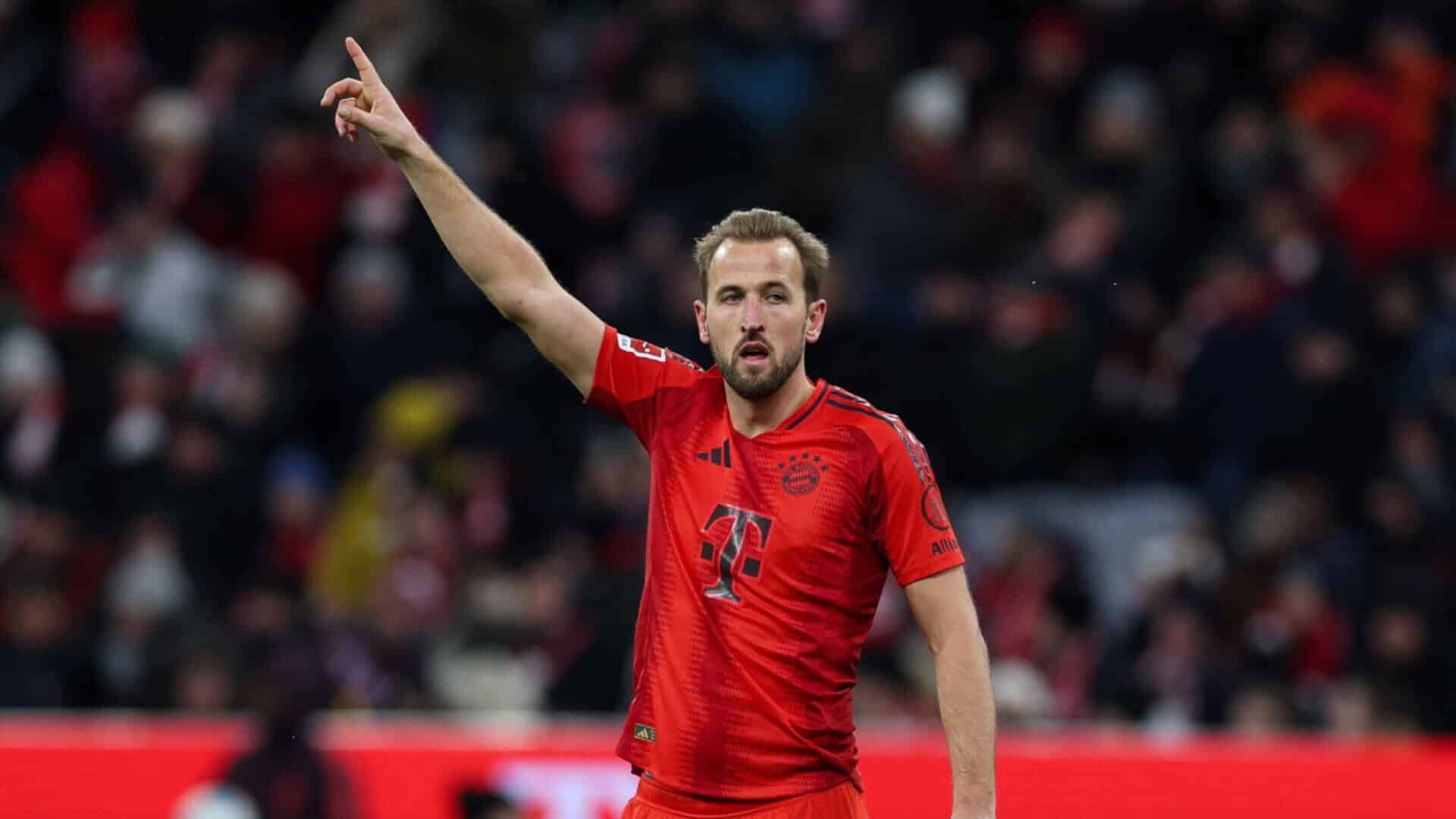 Harry Kane con la maglia del Bayern Monaco