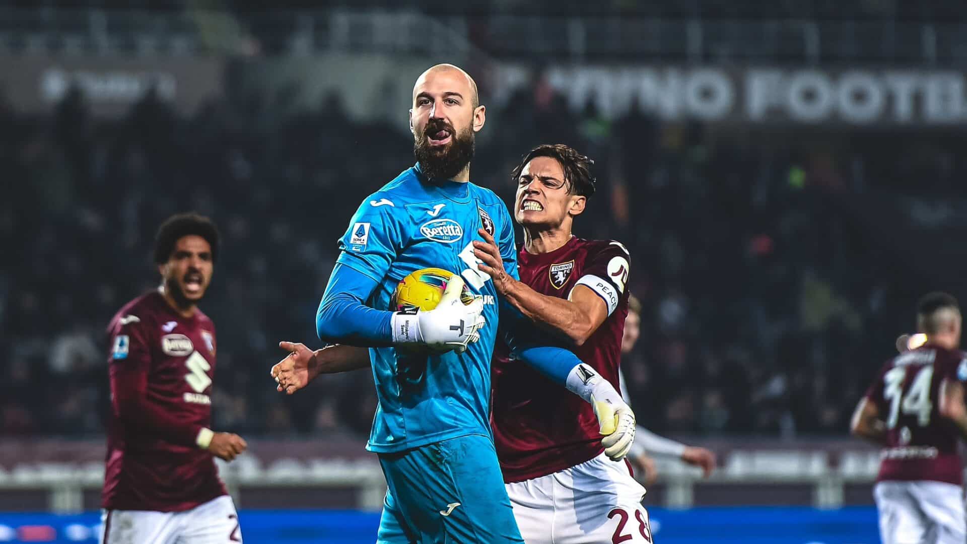 Milinkovic-Savic e Ricci con la maglia del Torino