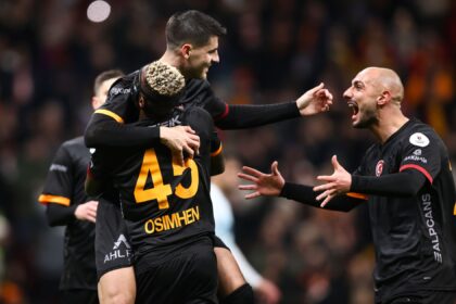 Morata esulta con il Galatasaray