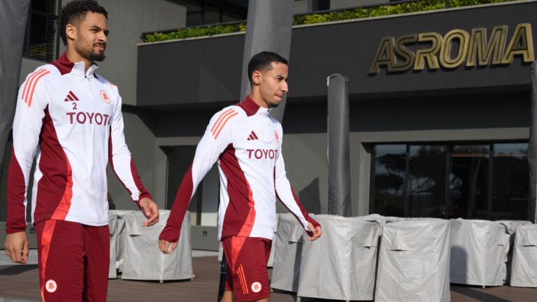 Rensch e Salah-Eddine a Trigoria