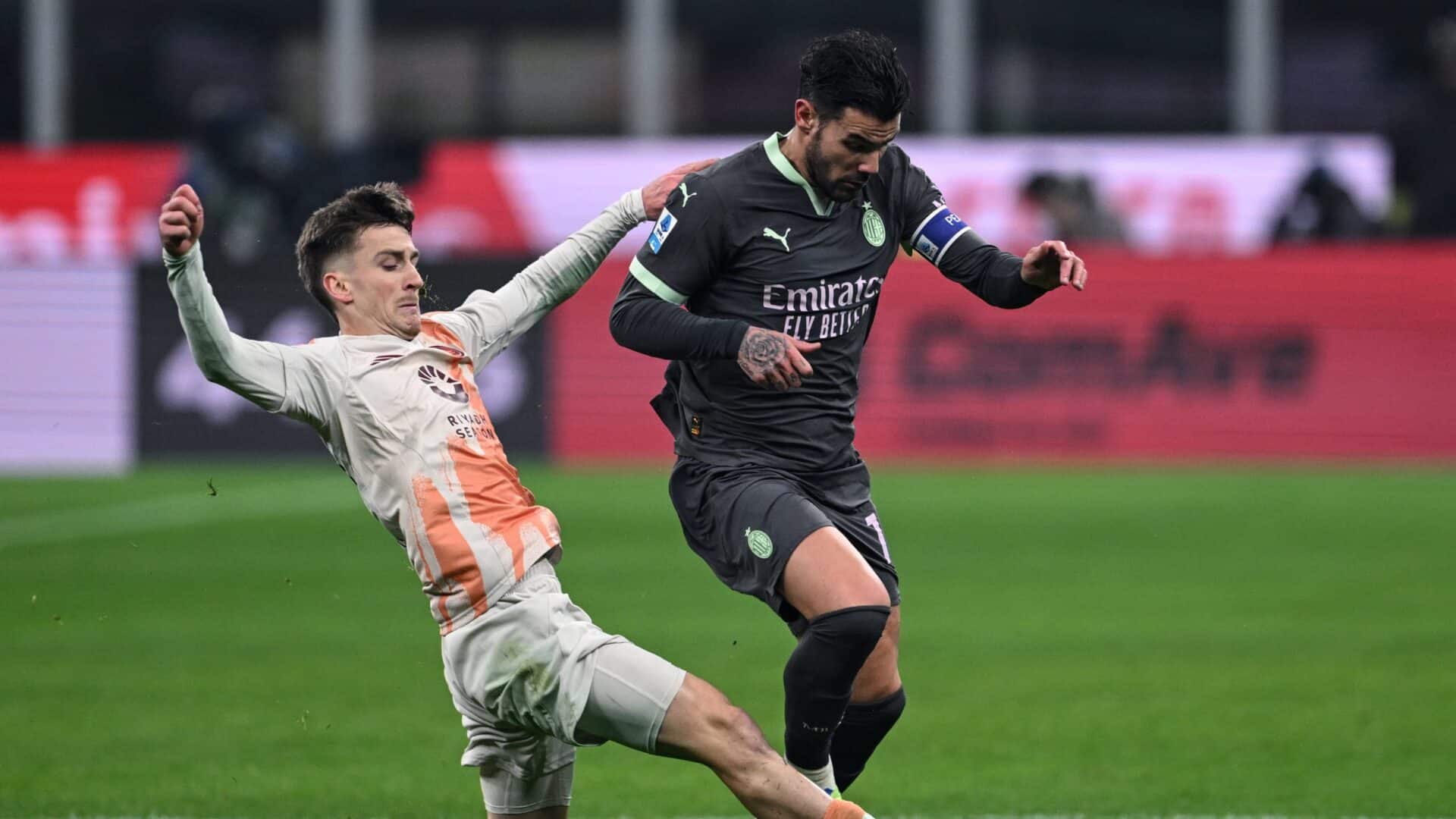 Saelemaekers e Theo Hernandez, Milan-Roma