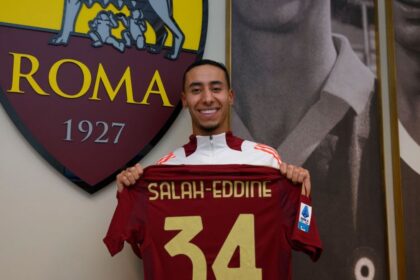 Salah-Eddine con la maglia della Roma