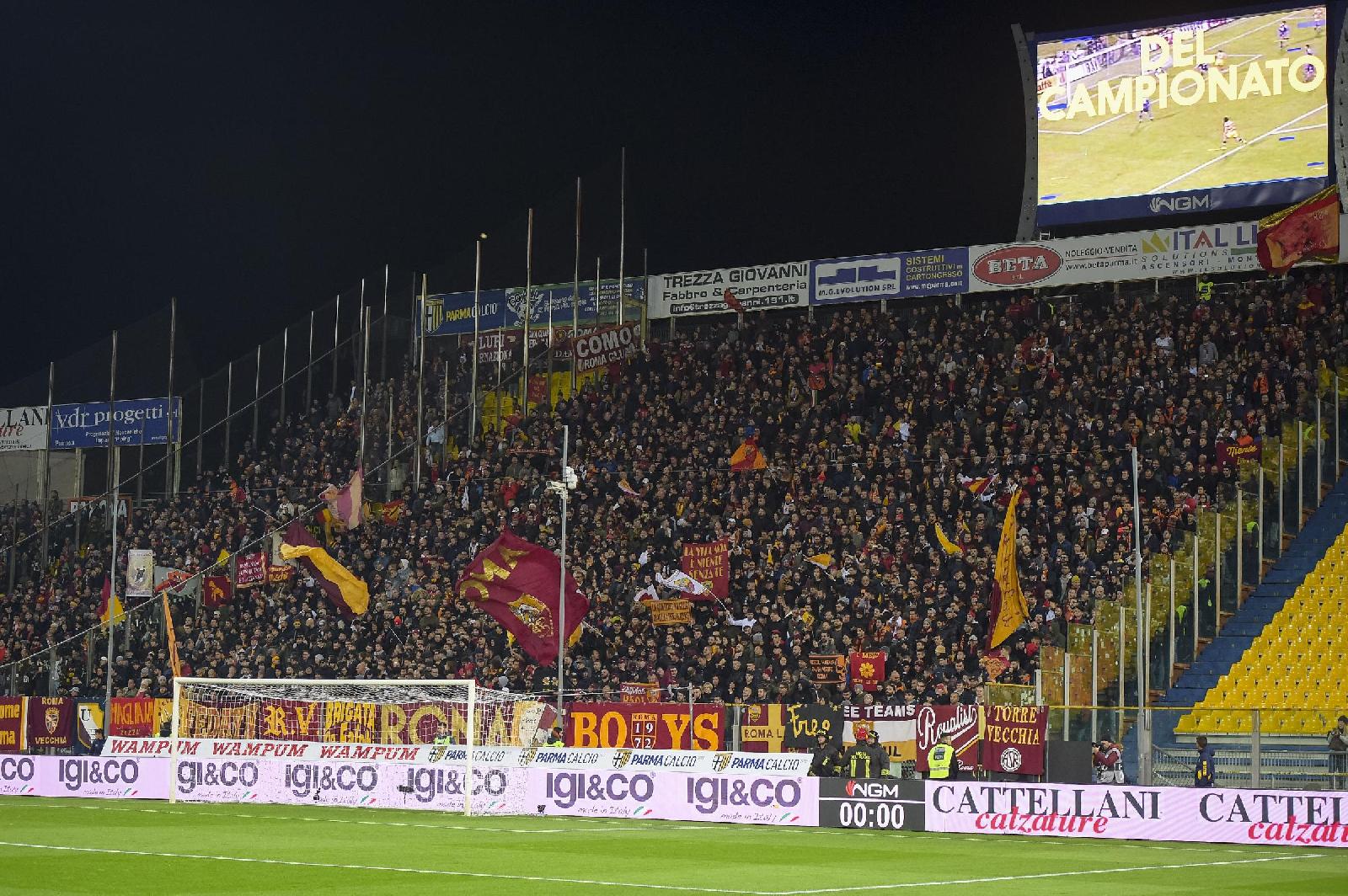 Tifosi Roma a Parma