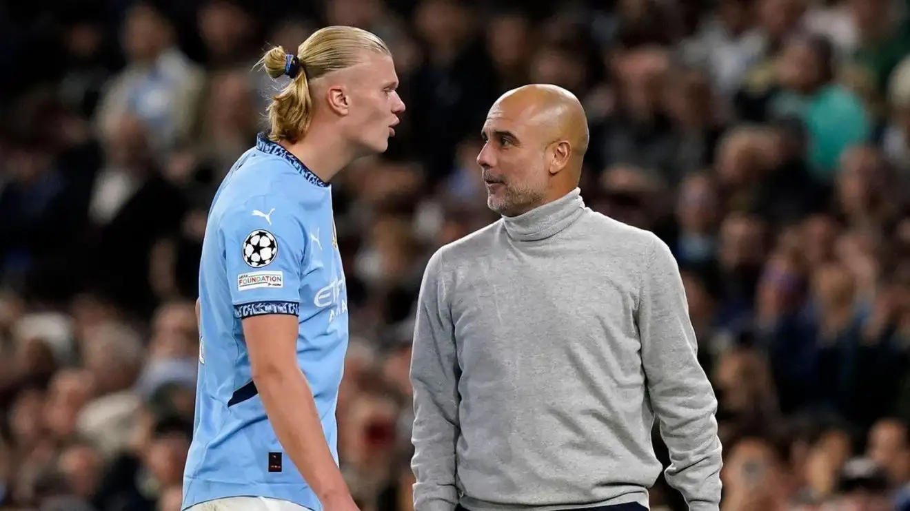 Haaland e Guardiola, Manchester City