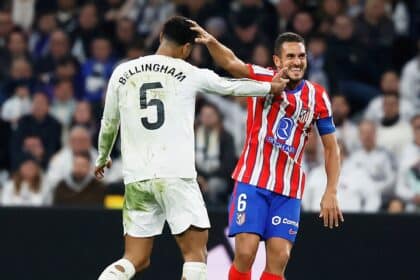 Bellingham e Koke, Real-Atletico Madrid
