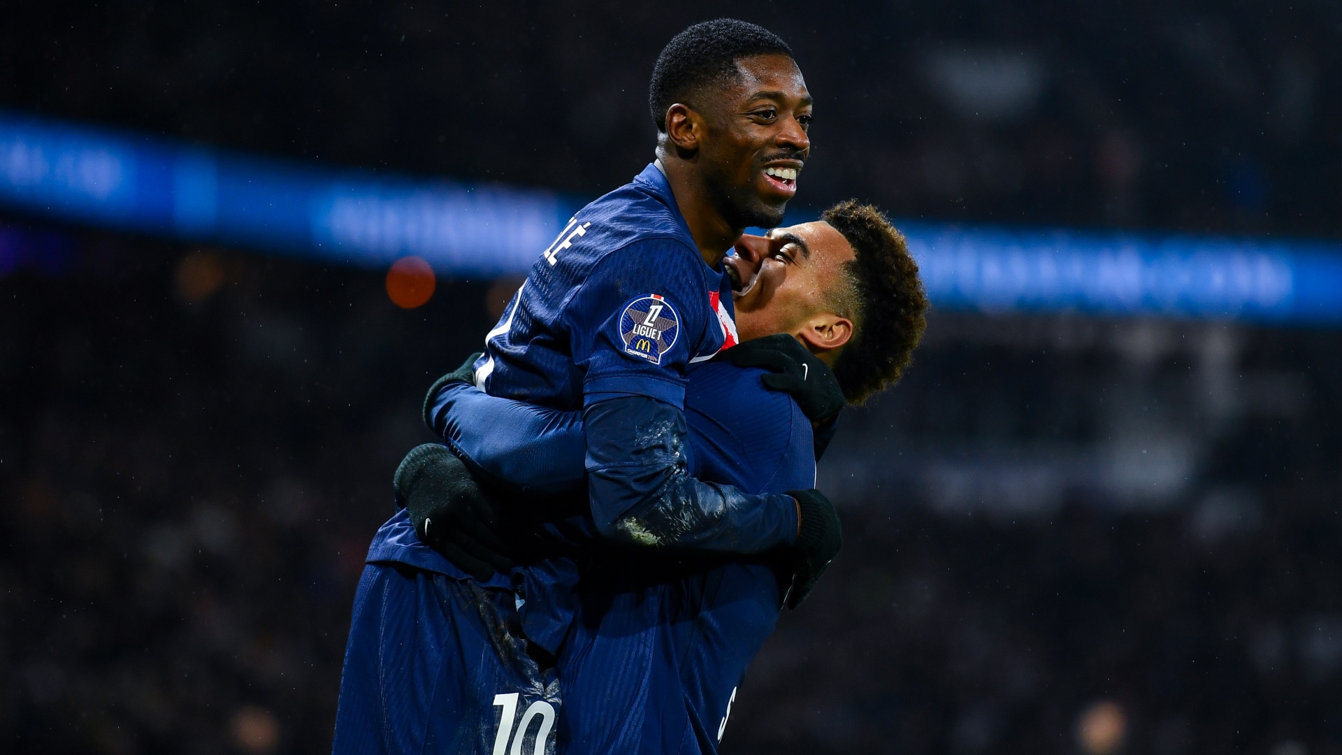 Dembelé e Doué, PSG