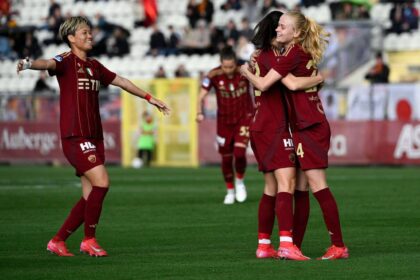 Esultanza Roma Femminile